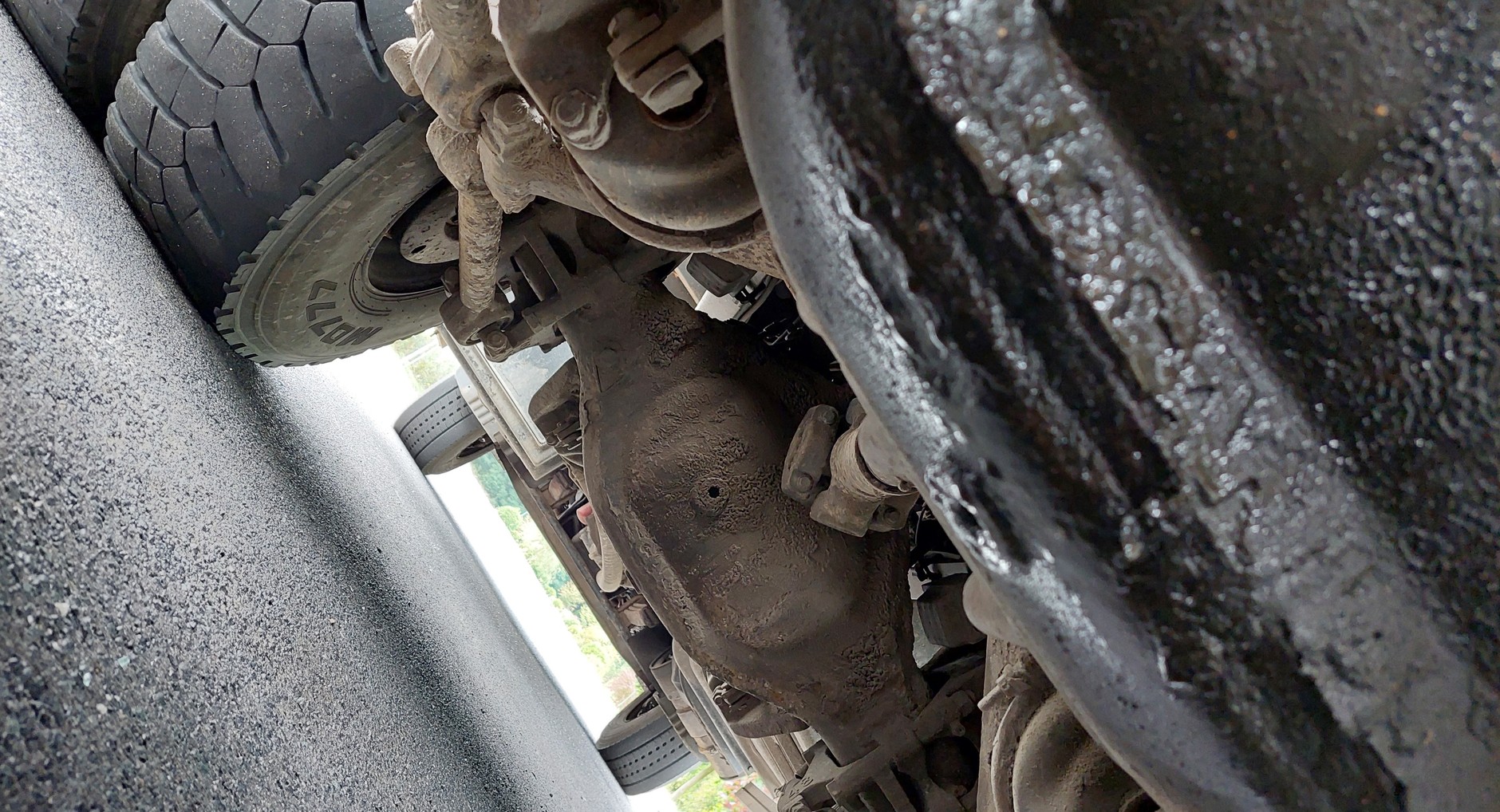 Wyciek oleju zauważony przez patrol ITD