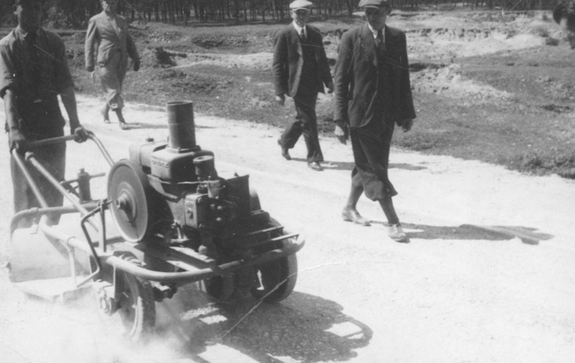 Historia maszyn drogowych.