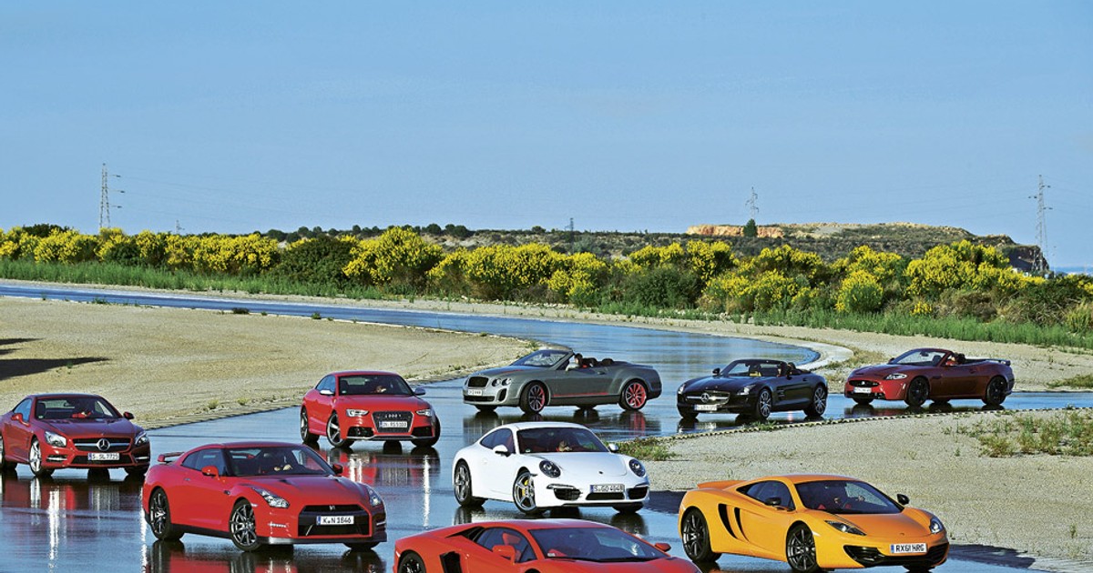 Megatest supersportowych samochodów