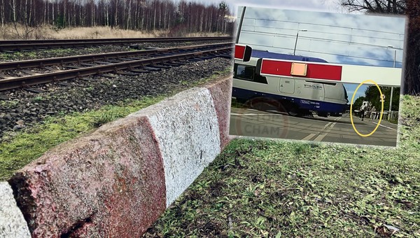Na hulajnodze zignorował szlabany. Pociąg minął go o"grubość kartki" [WIDEO]