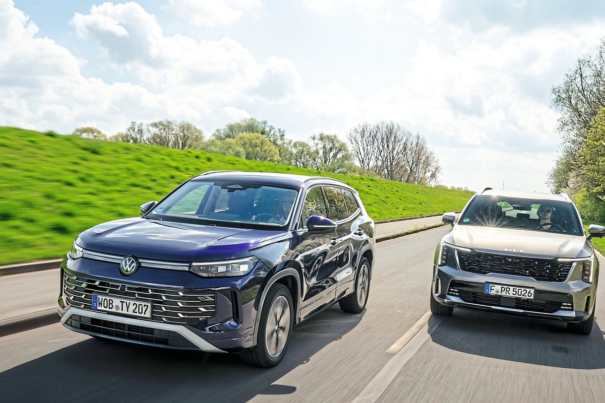 Volkswagen Tayron kontra Kia Sorento: pojedynek dużych SUV-ów z dieslami pod maską