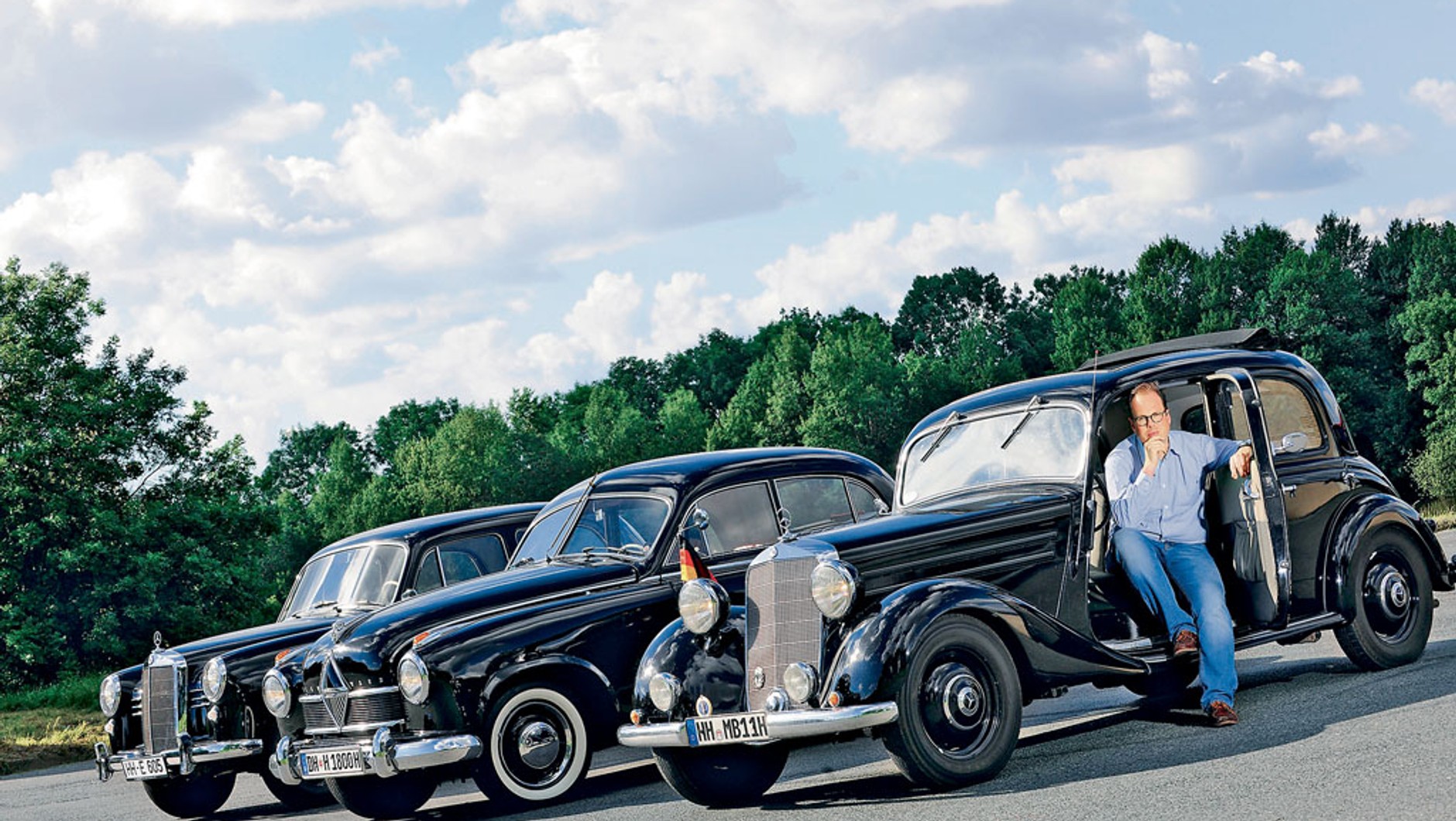 Kiedy opadną cząstki sadzy z obłoków dymu wyłania się Mercedes 180 D jako oczywisty zwycięzca. Szczególnie w porównaniu z modelem 170 Db widać, jak olbrzymi postęp 
w motoryzacji i samej firmie był udziałem Mercedesa w latach 50.