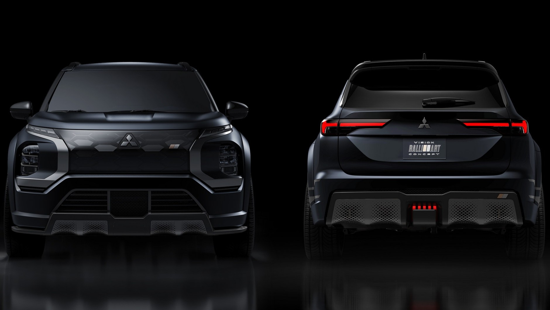 Nowy batmobil? Nie, to Mitsubishi Outlander doprawione przez dział Ralliart