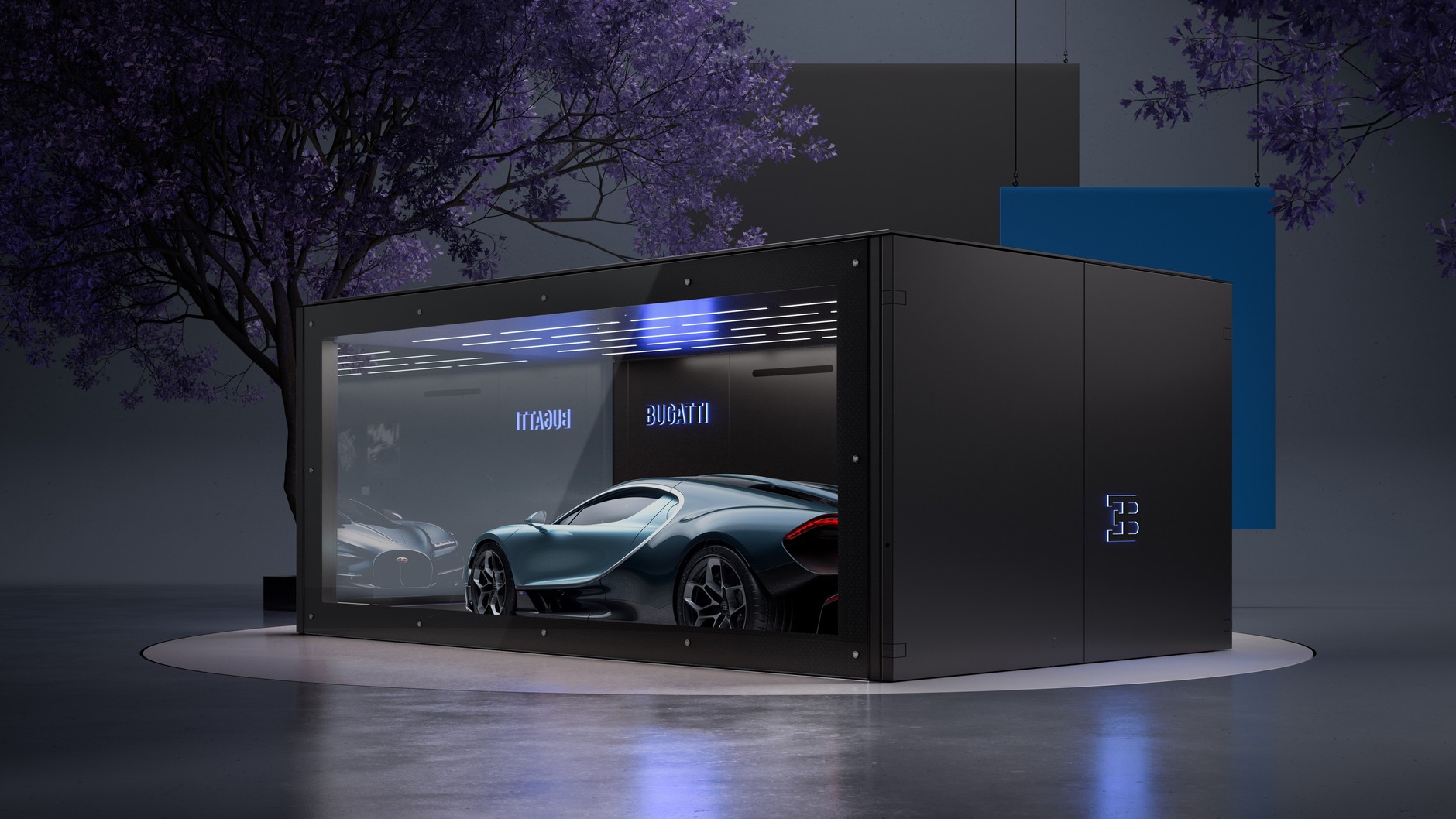 Specjalny garaż Bugatti