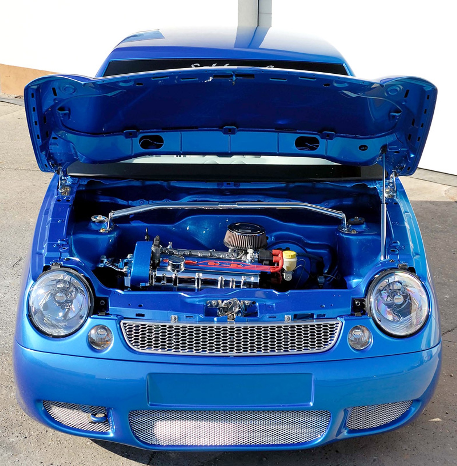 Garaż tunera: VW Lupo – wózek Papy Smerfa