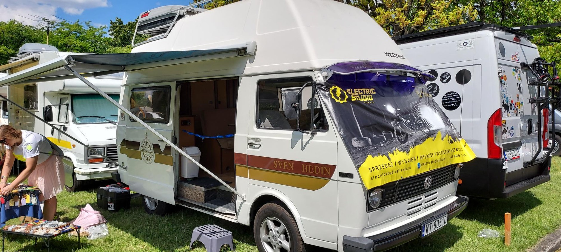 Wystawa kamperów