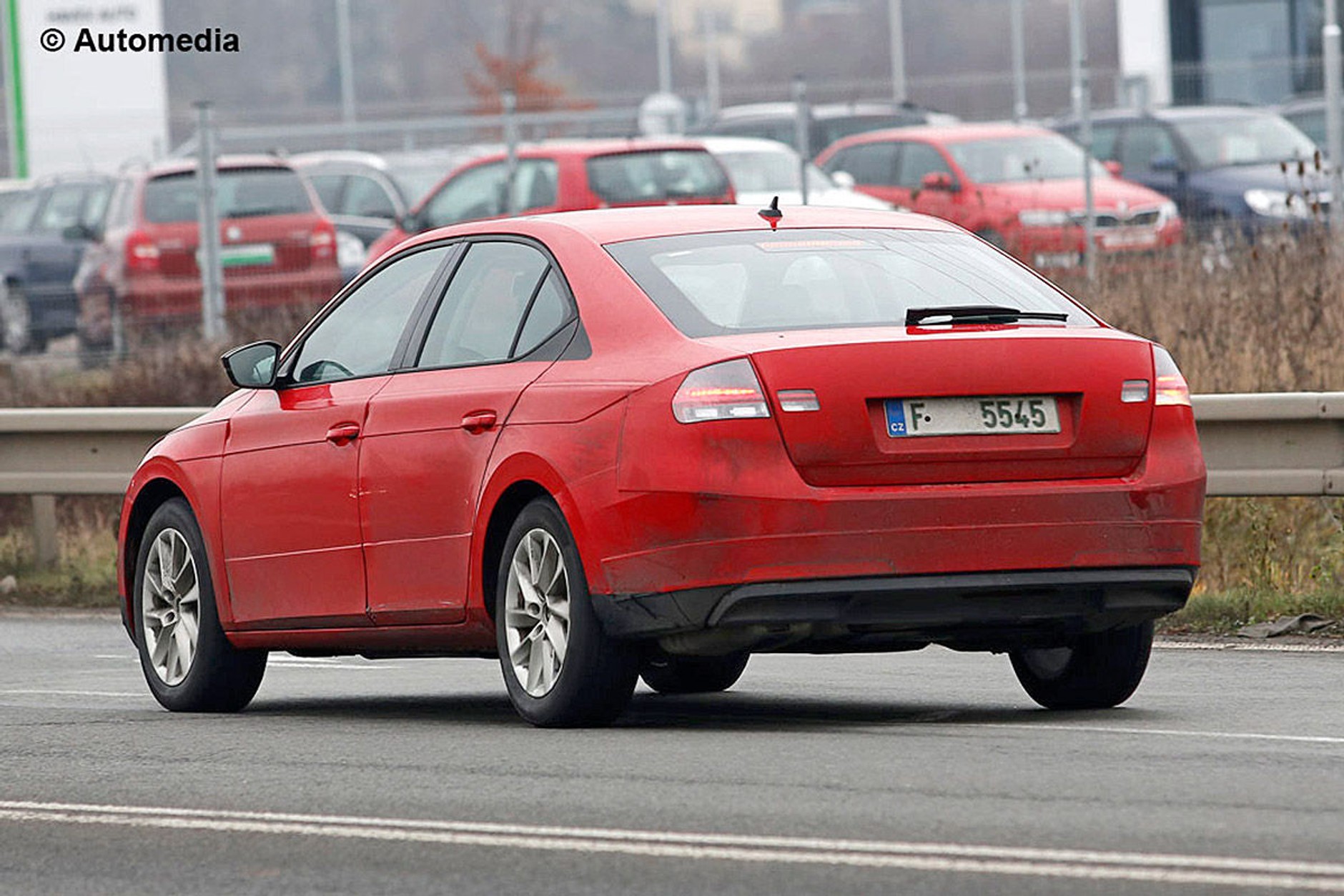 Skoda Superb III – zdjęcia szpiegowskie