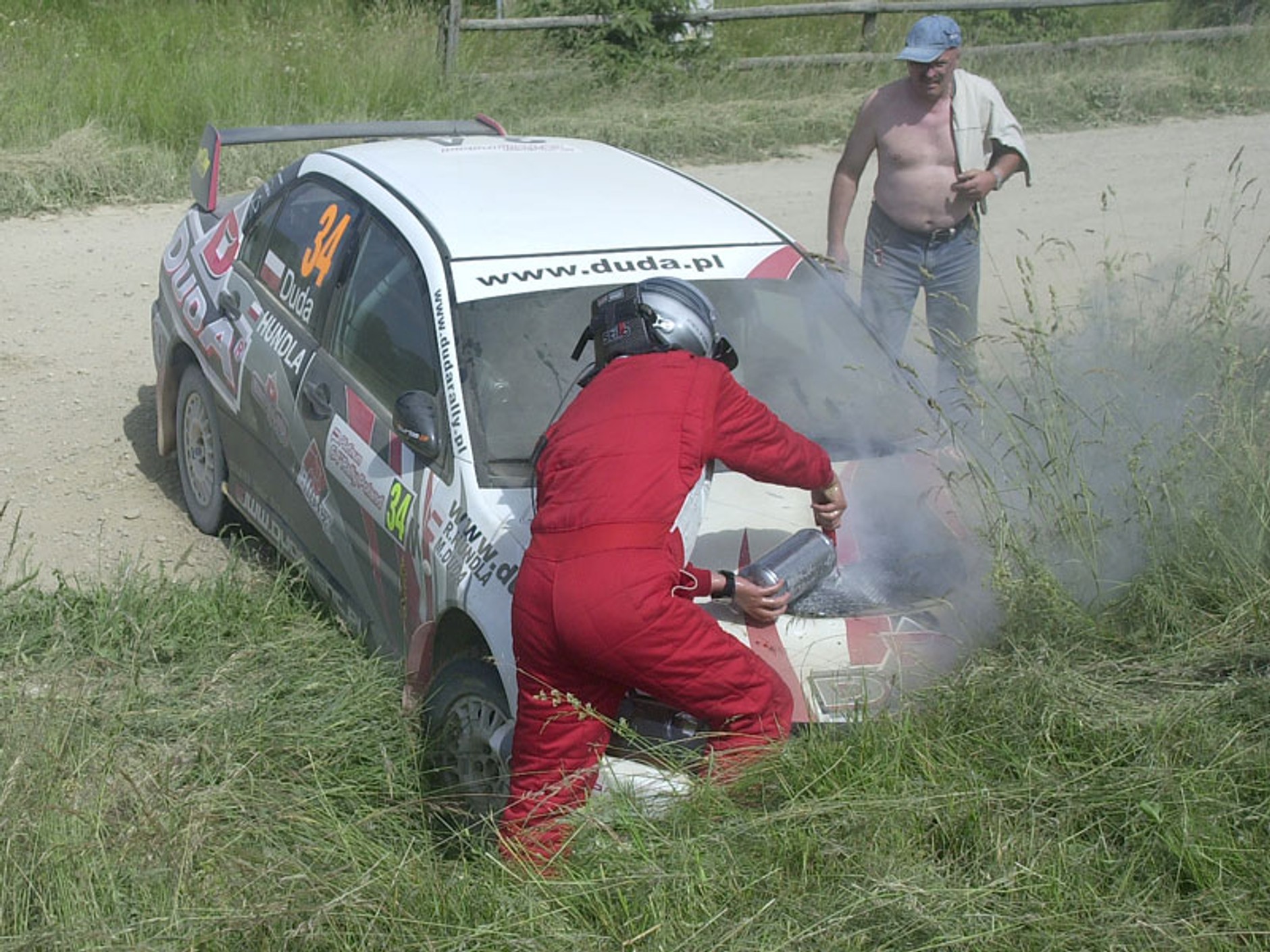 Rajd Polski 2007: wypadek Dudy, kurz i emocje (fotogaleria)