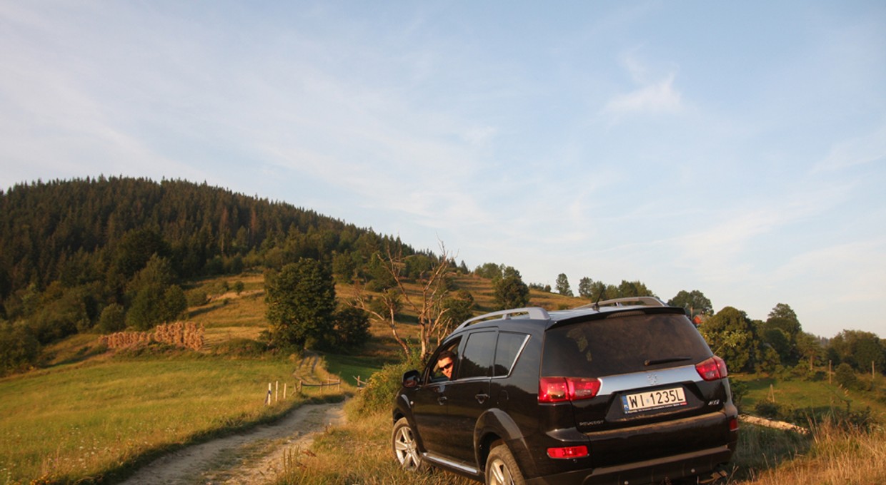 Peugeotem 4007 po Beskidzie żywieckim