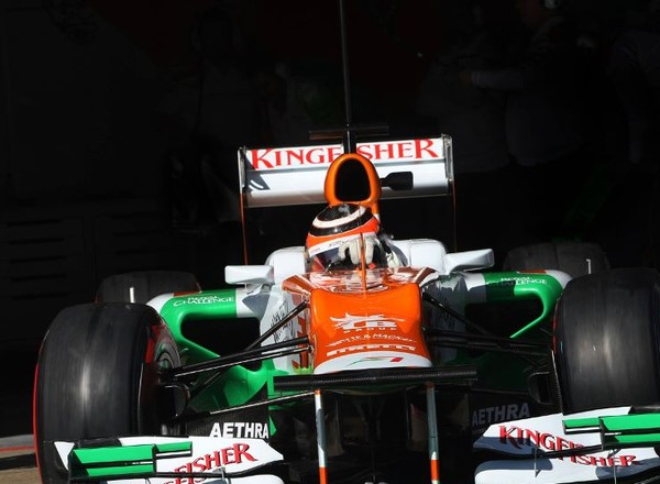 Testy F1 Barcelona: Hulkenberg liderem w tabeli drugiego dnia