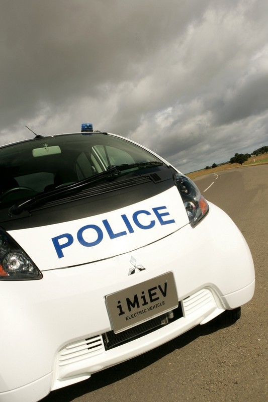 Mitsubishi i-MIEV w brytyjskiej policji
