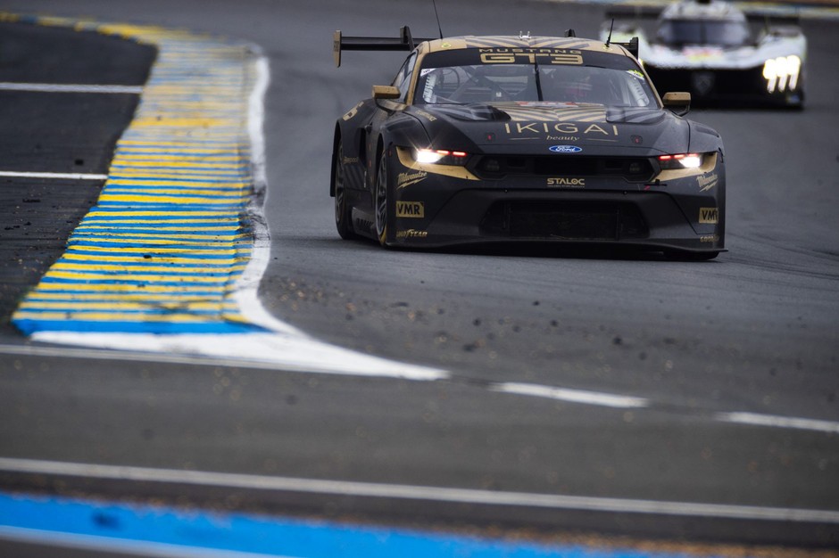 Ford Mustang GT3 podczas wyścigu 24h Le Mans 2024