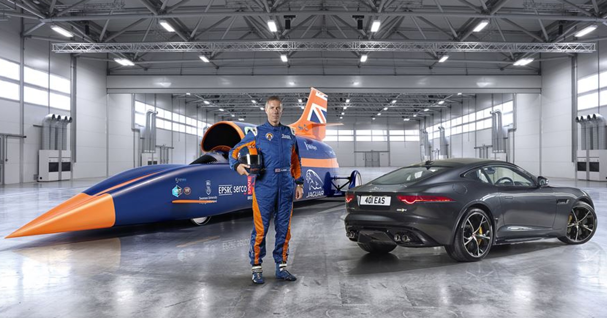 Bloodhound World Land Speed Record - Jaguar wspiera próbę pobicia rekordu szybkości na lądzie. Czy uda się przekroczyć 1 000 mil/h?