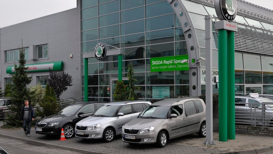 Sprzedaż aut - Skoda liderem