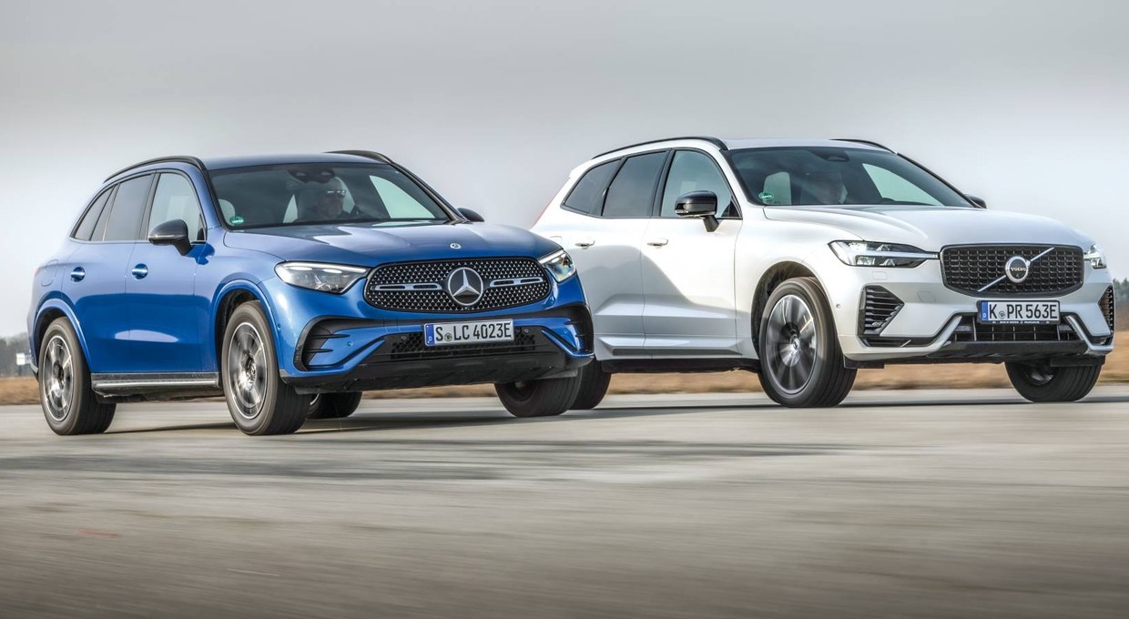 Mercedes GLC kontra Volvo XC60 - dużo mocy i stylu