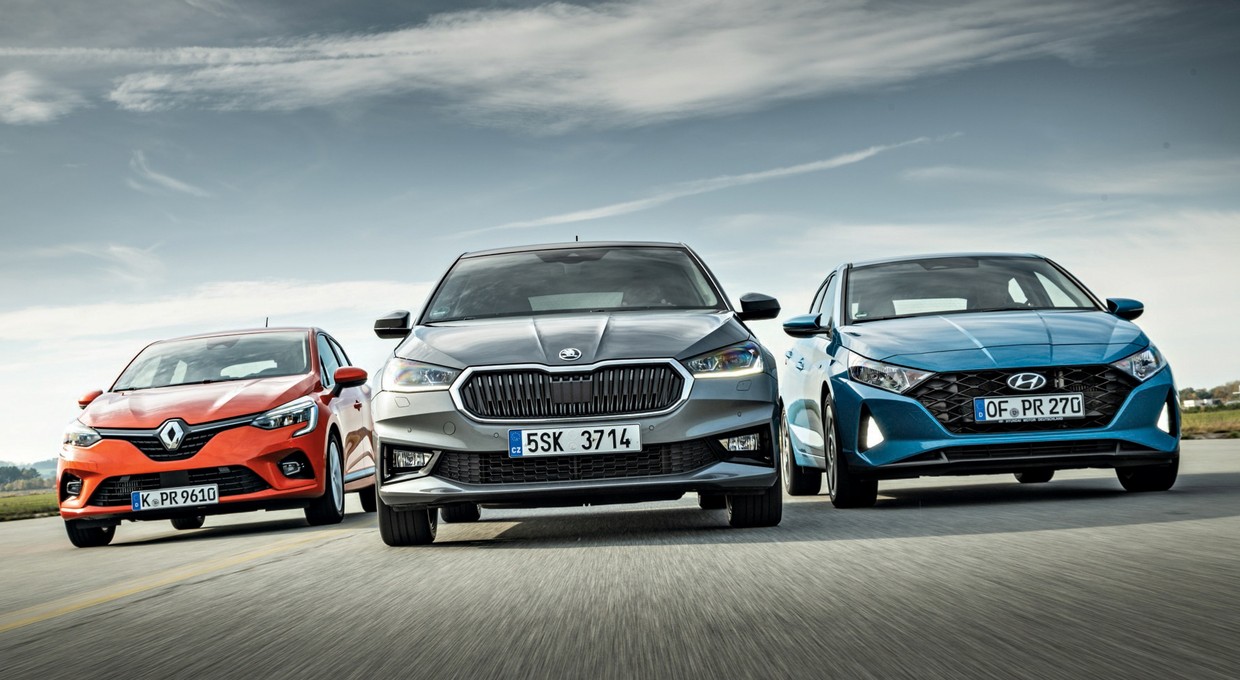Nawet 5,7 l/100 km. I to nie są diesle! Hyundai i20 vs. Renault Clio i Skoda Fabia