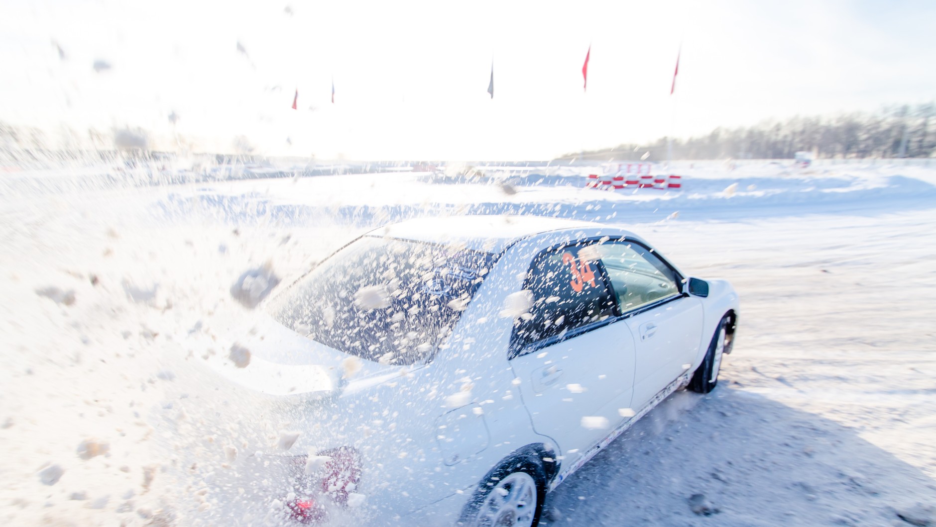snieg bokiem drift