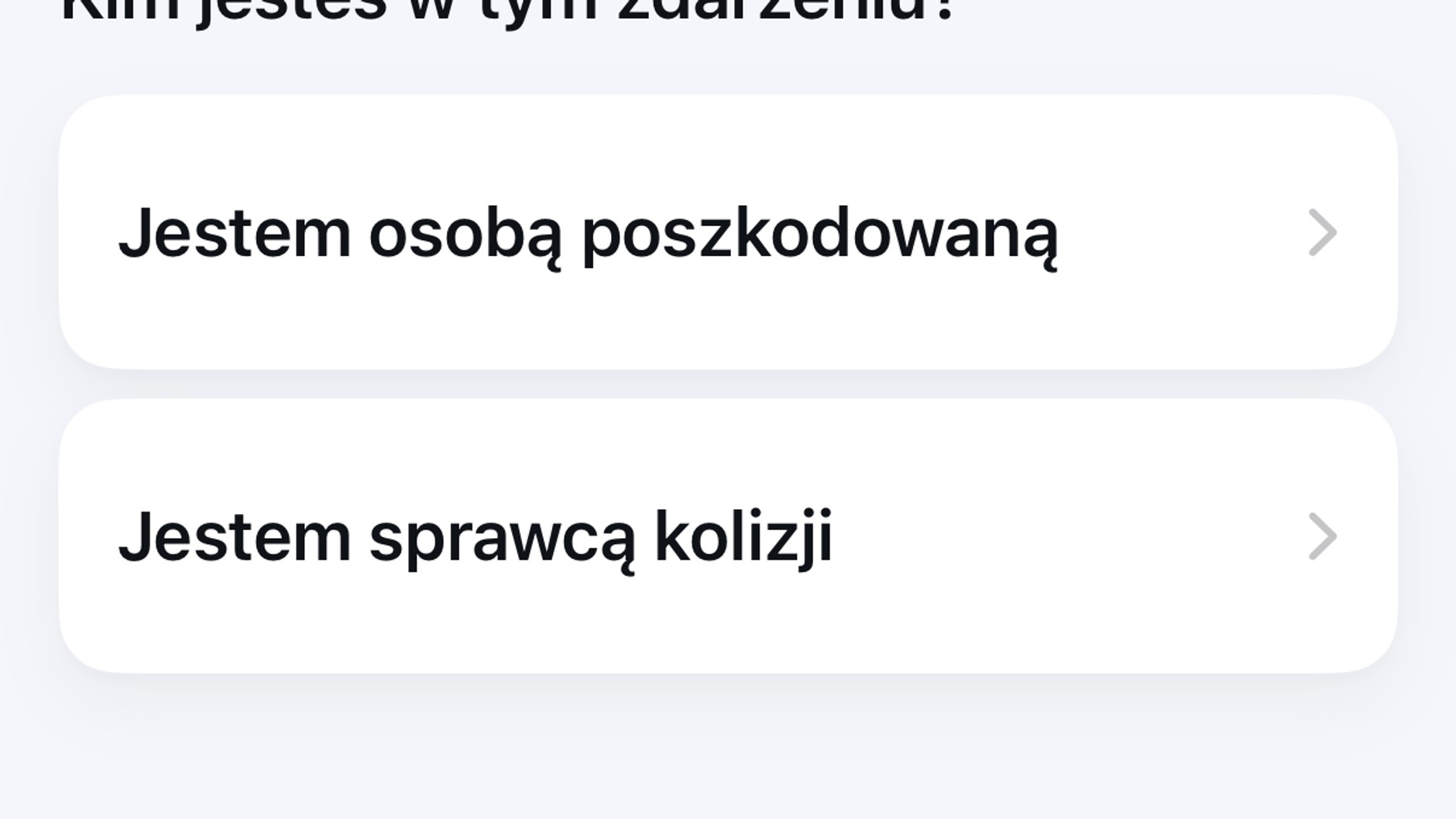 Funkcja mStłuczka w aplikacji mObywatel