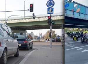 Jedno z większych rond w Warszawie zablokowane. Samowola motocyklistów
