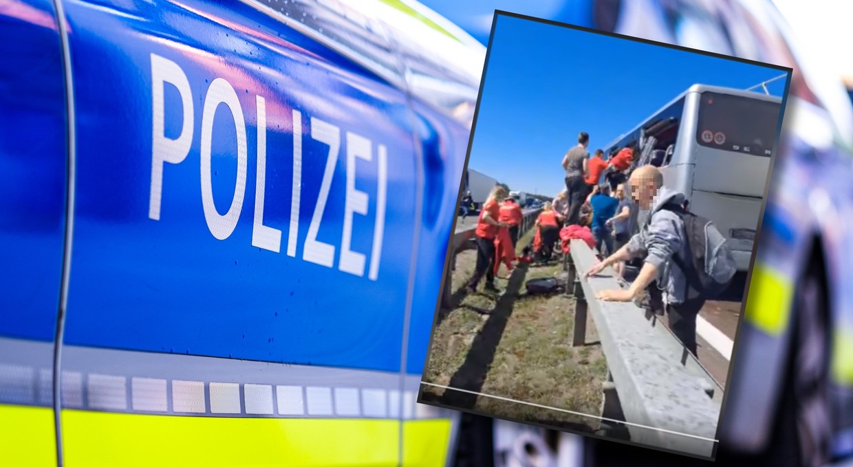 Wypadek polskiego autokaru w Niemczech. 53 osoby ranne