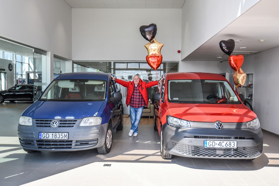 Przejechał milion kilometrów Volkswagenem Caddy