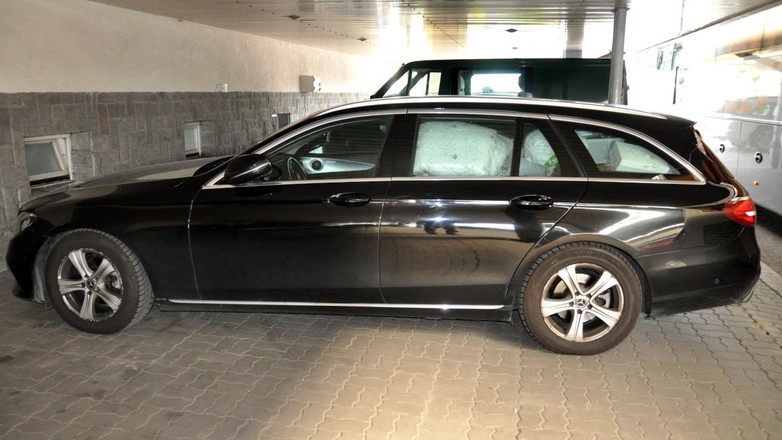 Skradziony Mercedes klasy E