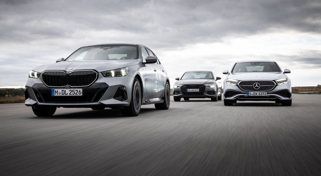 Audi A6, BMW serii 5, Mercedes klasy E