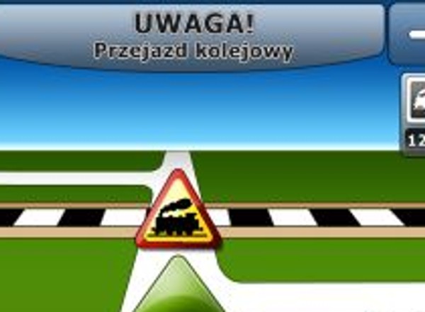 MapaMap: ostrzeżenie przed przejazdami kolejowymi