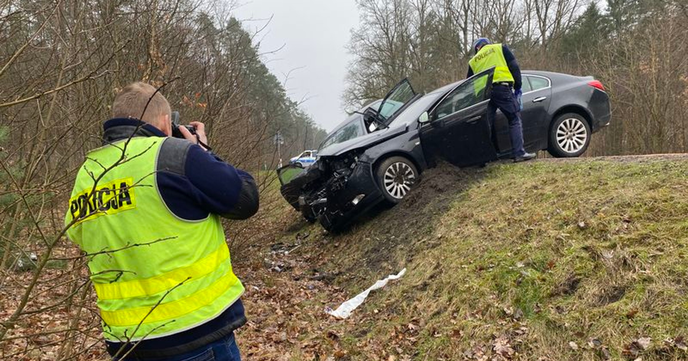  Czołowe zderzenie na trasie Kwidzyn - Sztum/policja.pl