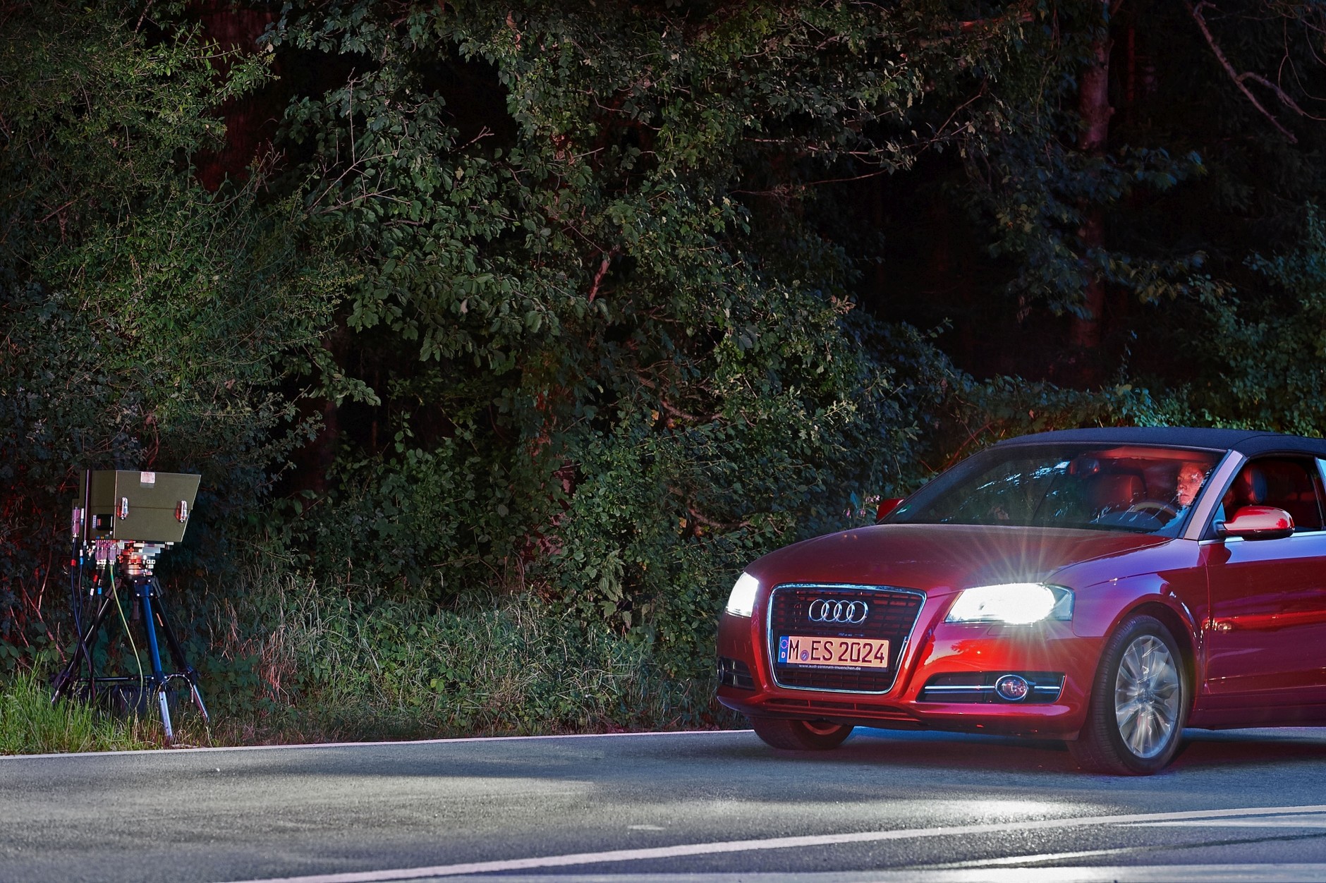 Fotoradar w Niemczech - zdjęcie poglądowe