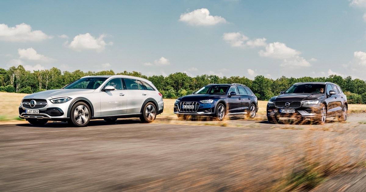 Porównanie klasy premium: Audi A4 Allroad, Mercedes klasy C All Terrain i Volvo V60 Cross Country