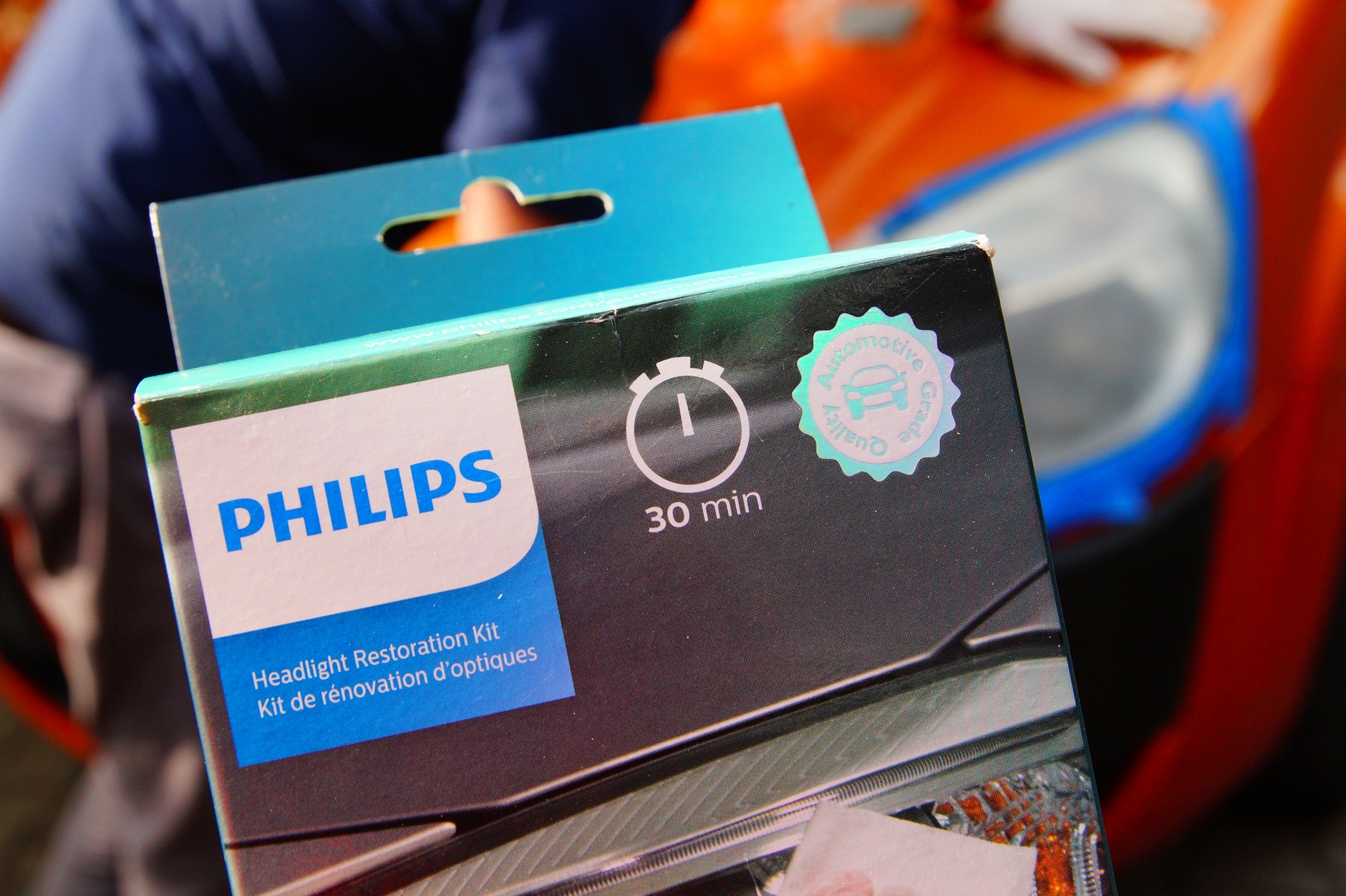 Zestaw marki Philips do samodzielnej naprawy lamp samochodowych