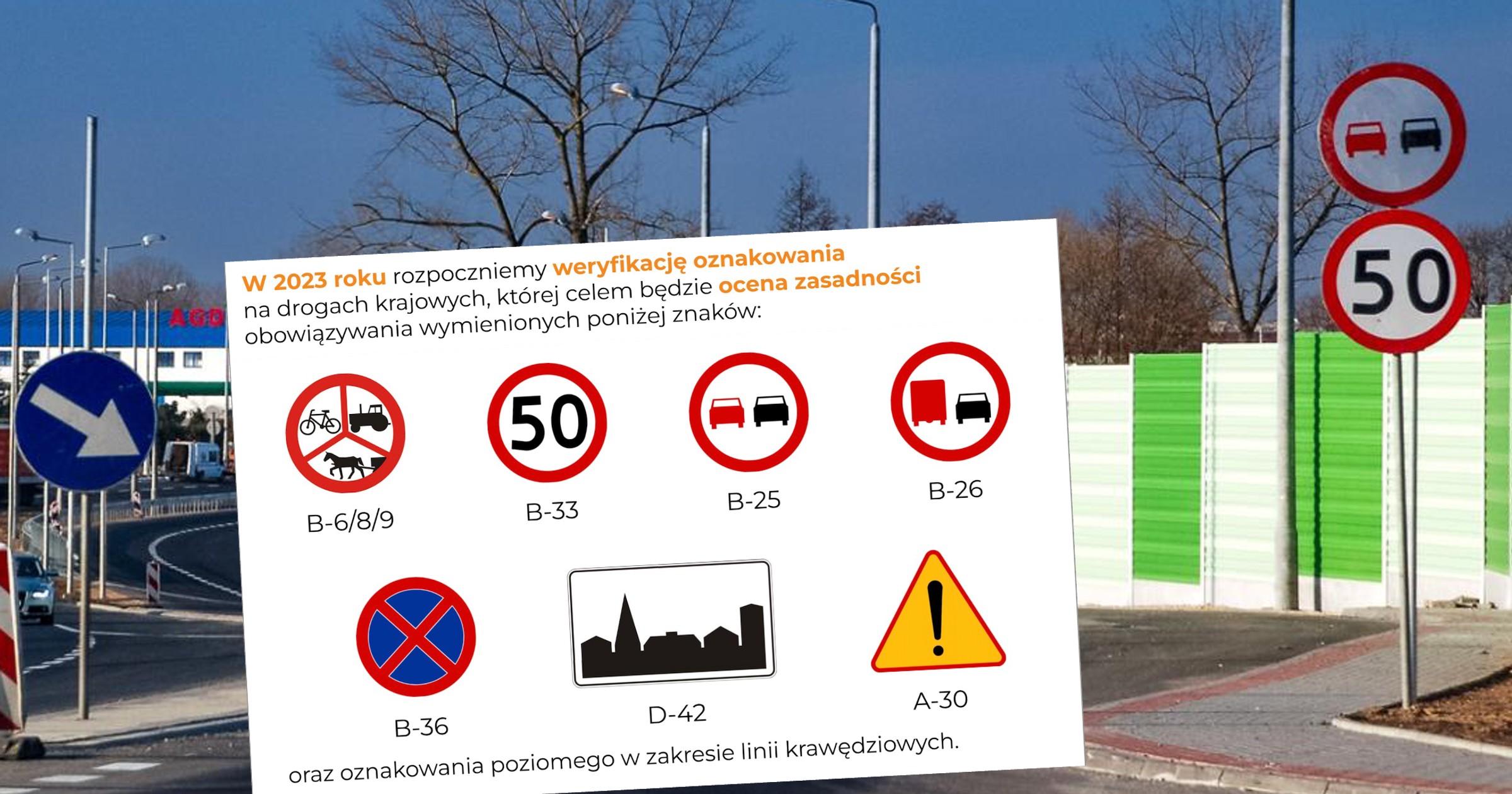 GDDKiA chce zlikwidować niepotrzebne znaki drogowe