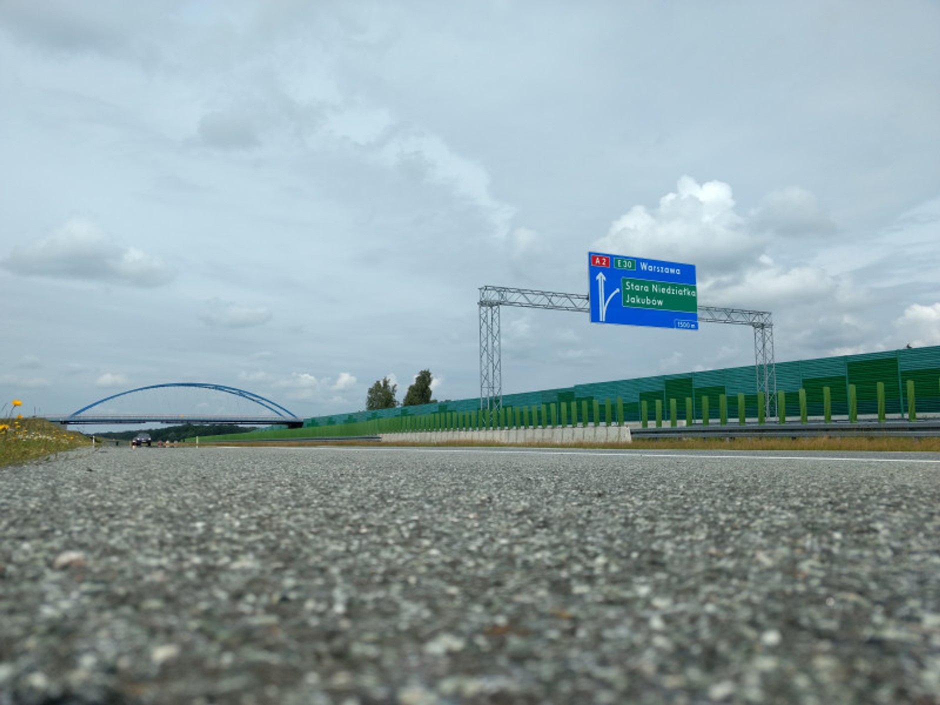 A2 w okolicach Mińska Mazowieckiego