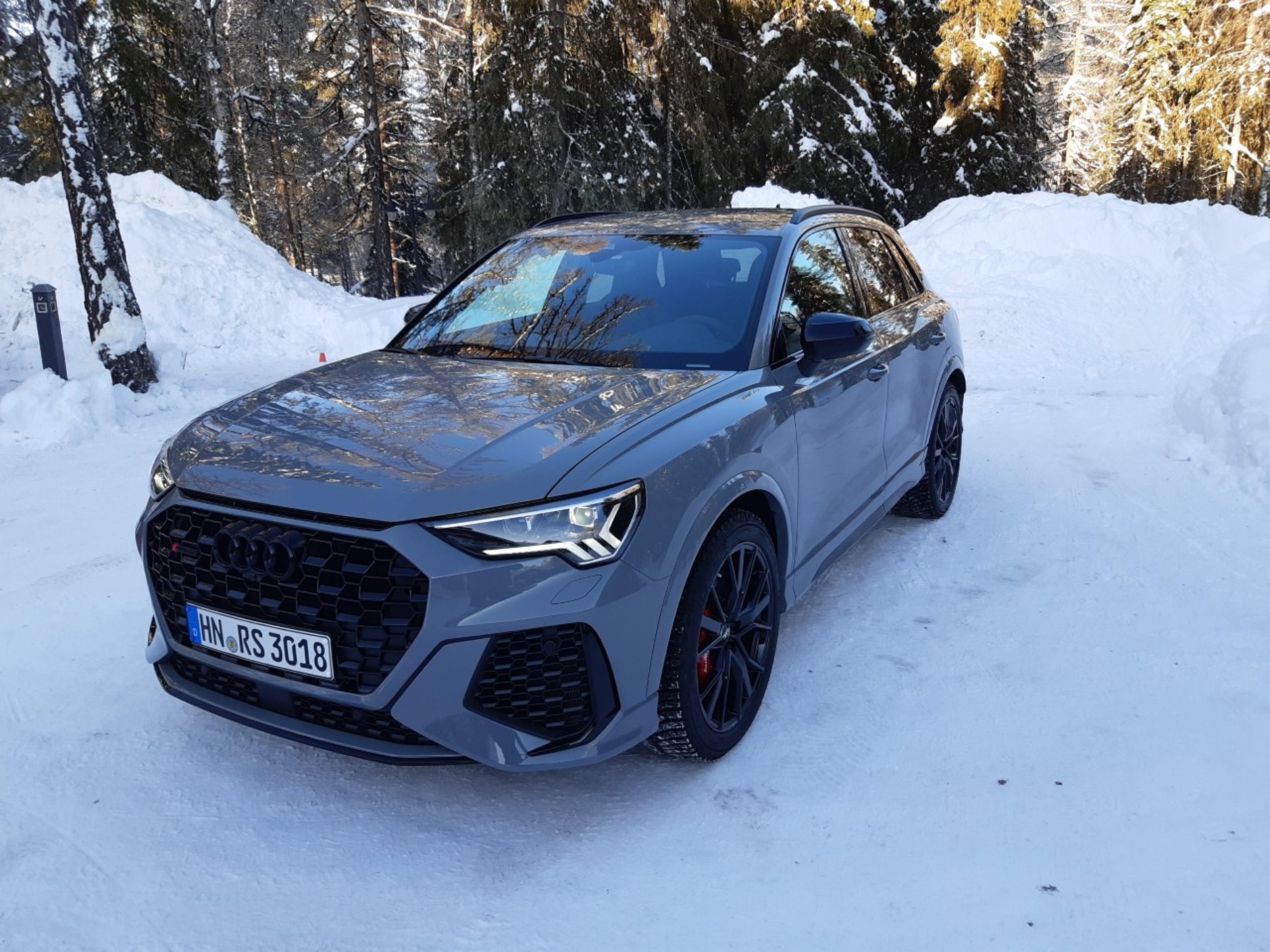 Audi RS Q3 – test na lodzie