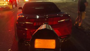 Kierowca Camaro z Las Vegas nie przejął się mandatem. Tego pewnie się nie spodziewał