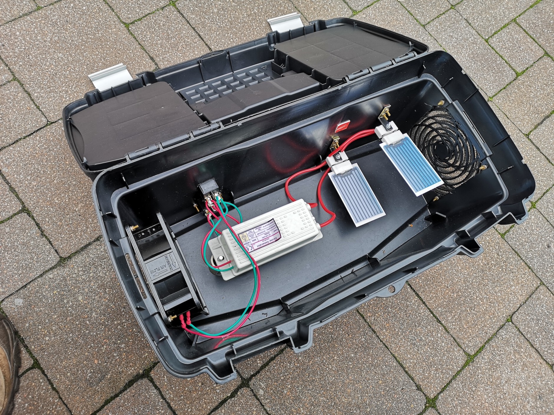 Ozonator - samoróbka. Koszt materiałów to ok. 150 zł