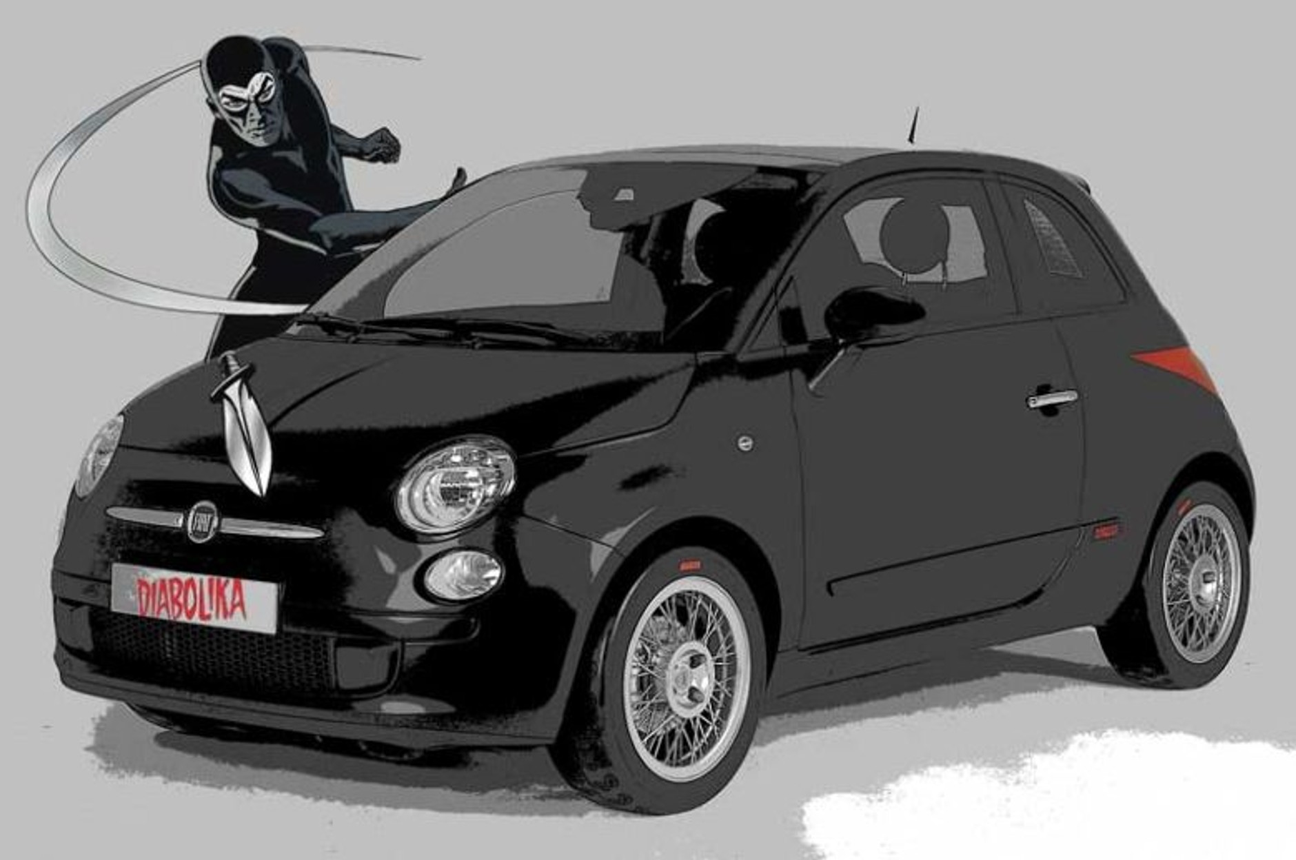 Fiat 500 Diabolika – komiksowa wersja pięćsetki