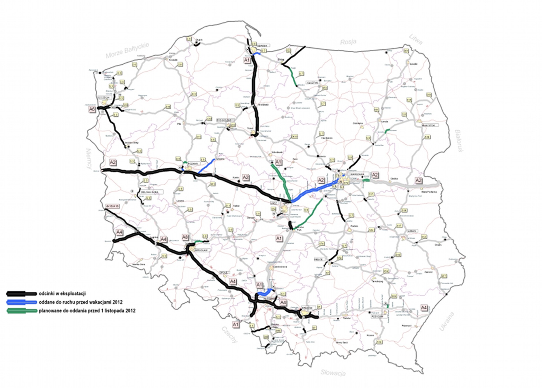 Do końca października 271 km nowych dróg szybkiego ruchu