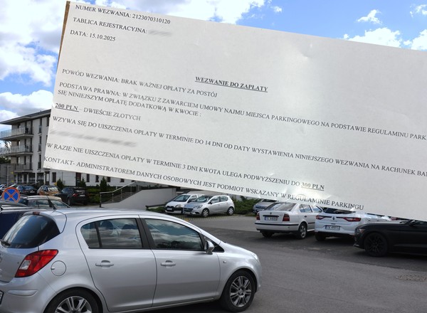 Znalazł za wycieraczką wezwanie do zapłaty. Coś mu się nie spodobało