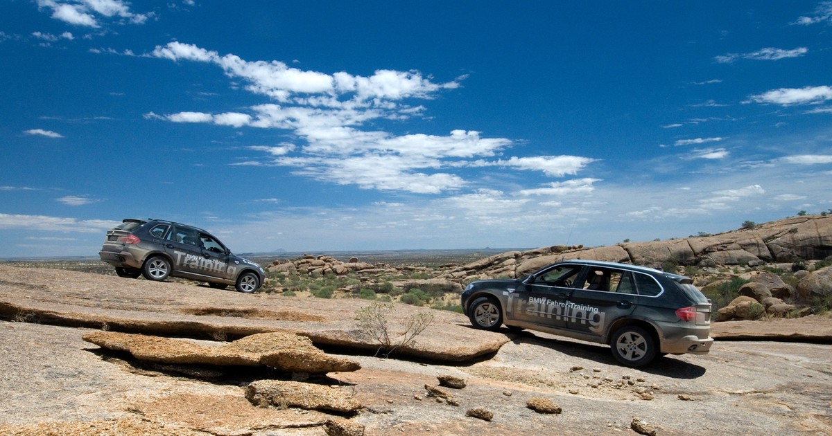 BMW X5 na pustyni