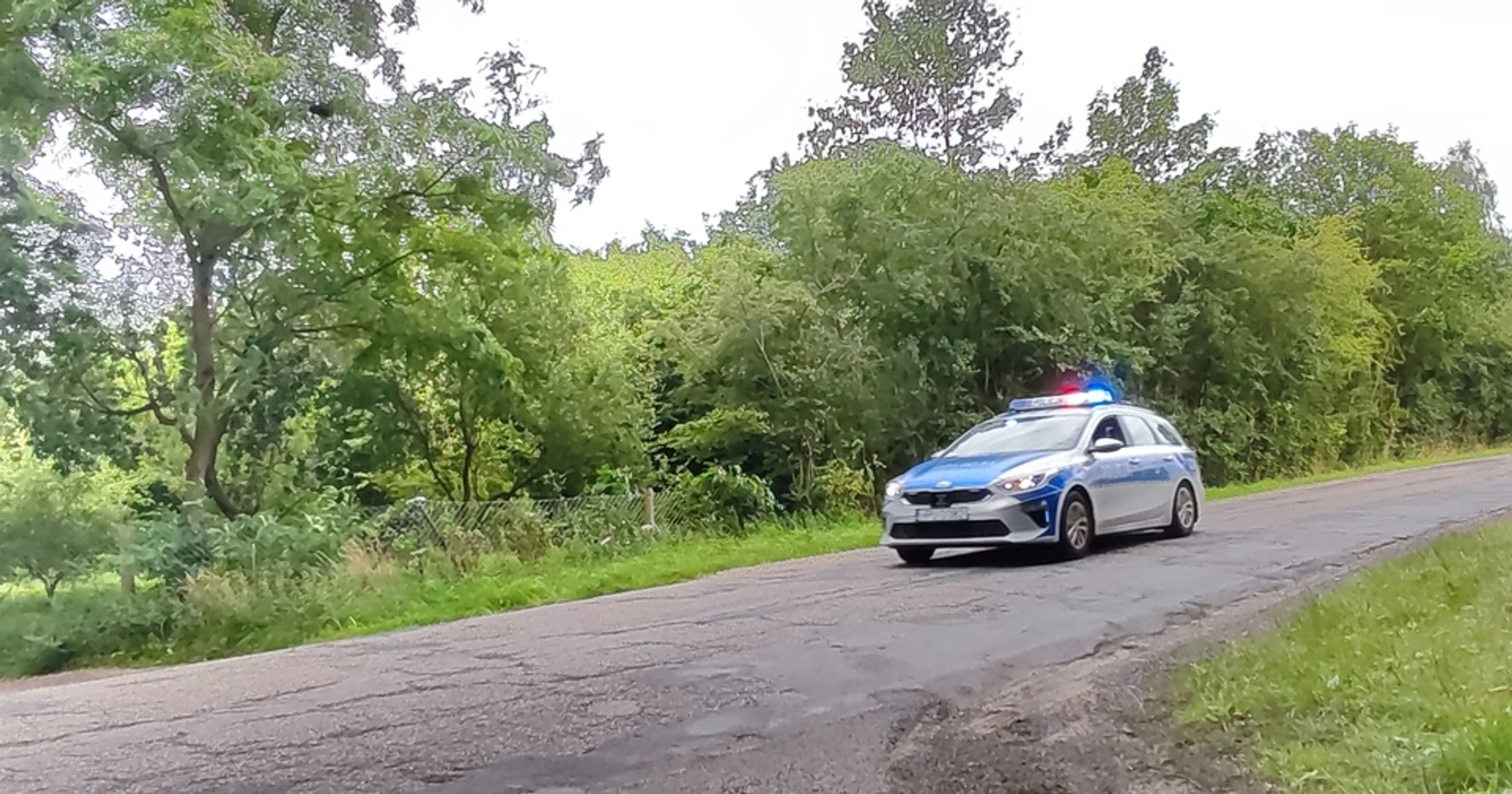 Gdy policja zobaczyła, z kim jedzie, sama zaczęło go pilotować