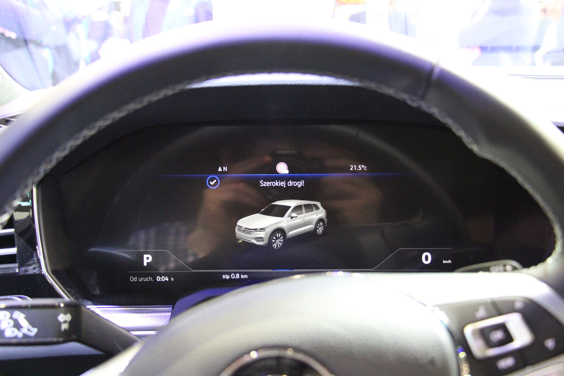 Volkswagen Touareg podczas Poznań Motor Show