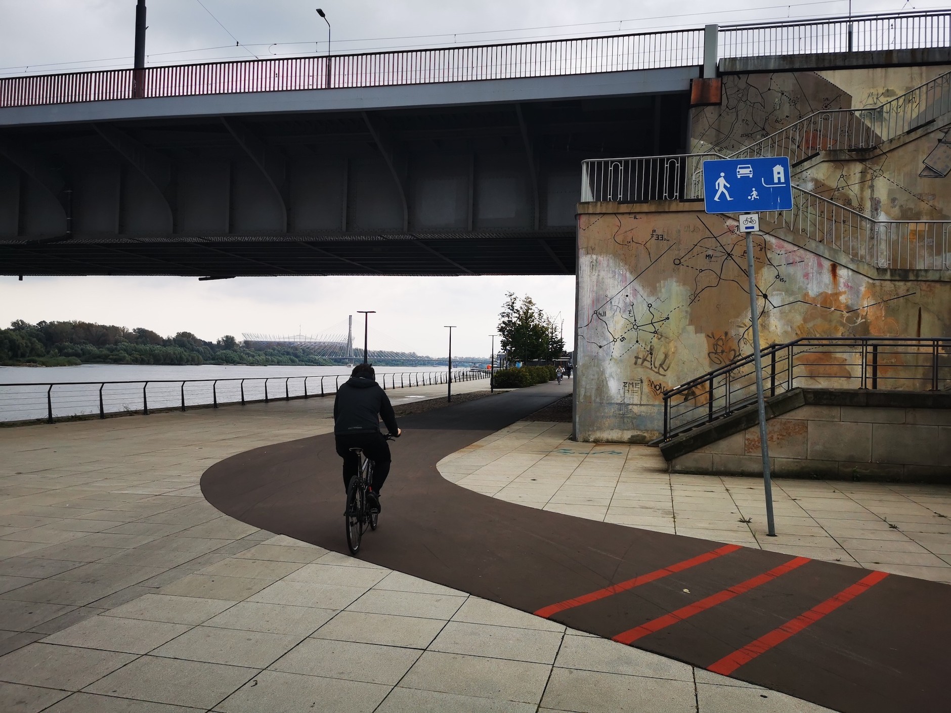 Strefa zamieszkania nad Wisłą w Warszawie