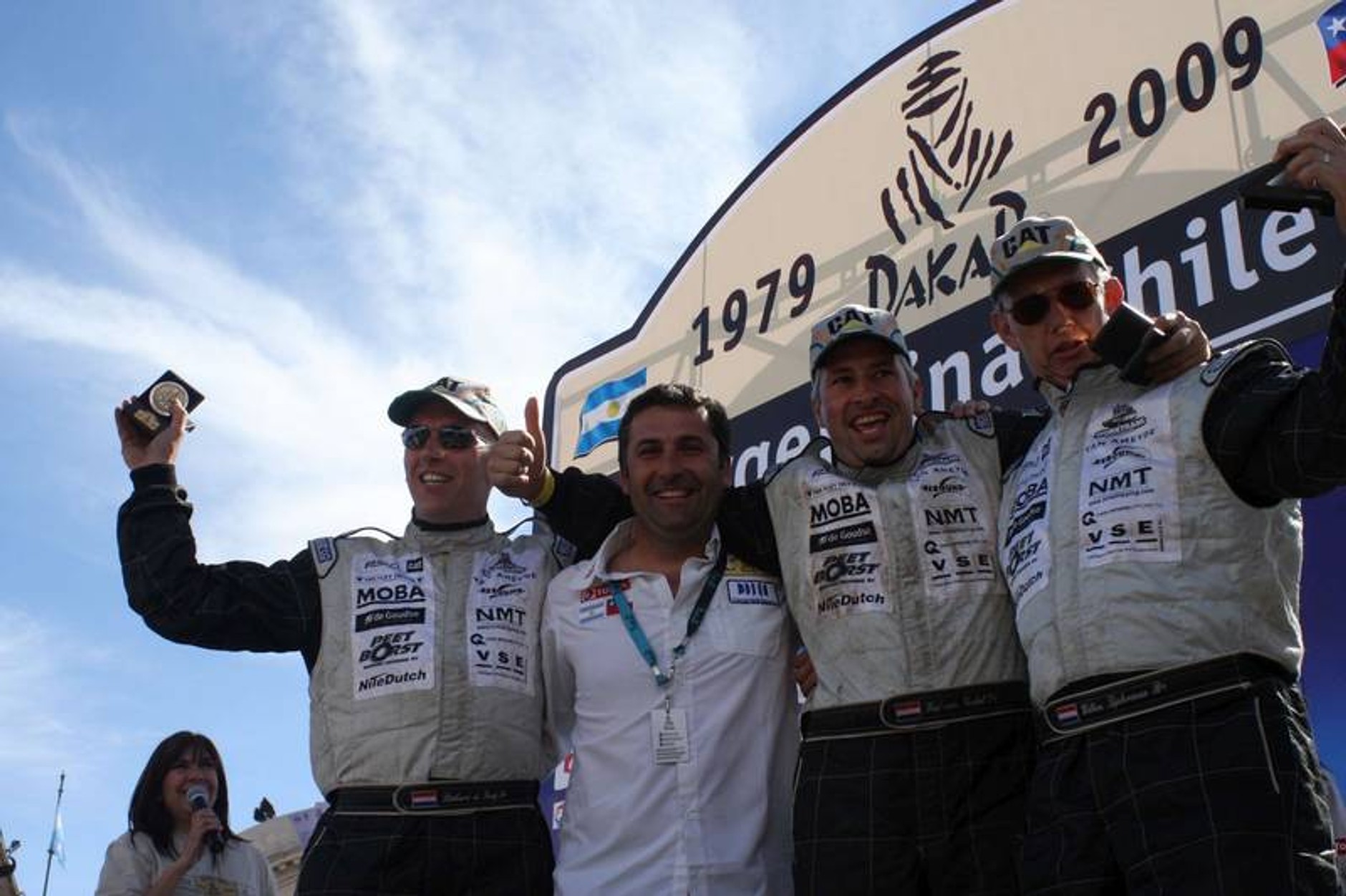 Rajd Dakar 2009: radość na mecie (fotogaleria 3.)