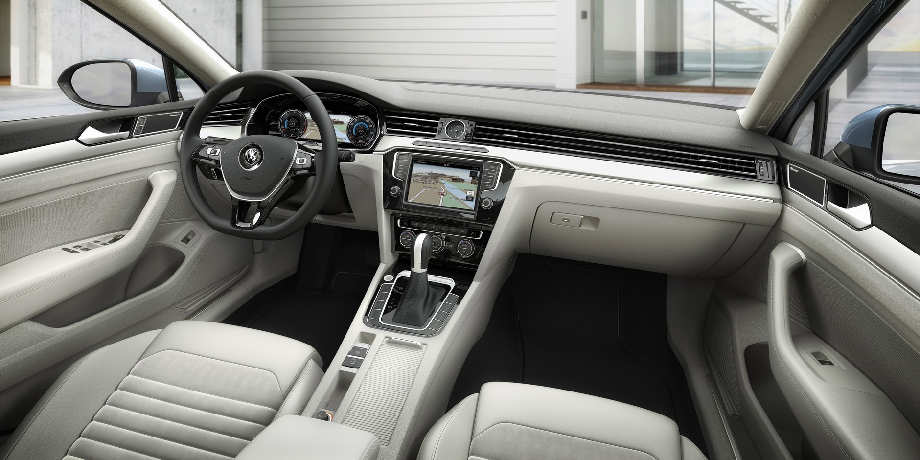 Za kierownicą duży ekran: 12,3". W konsoli: nawet 8 cali. Nowy VW Passat