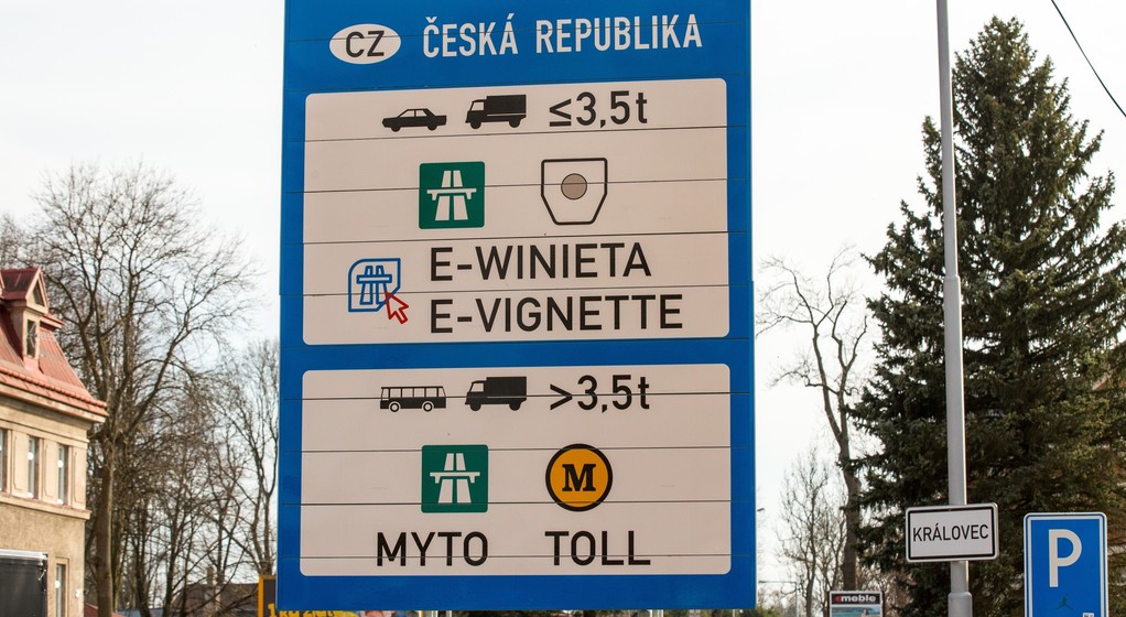 Winiety autostradowe w Czechach