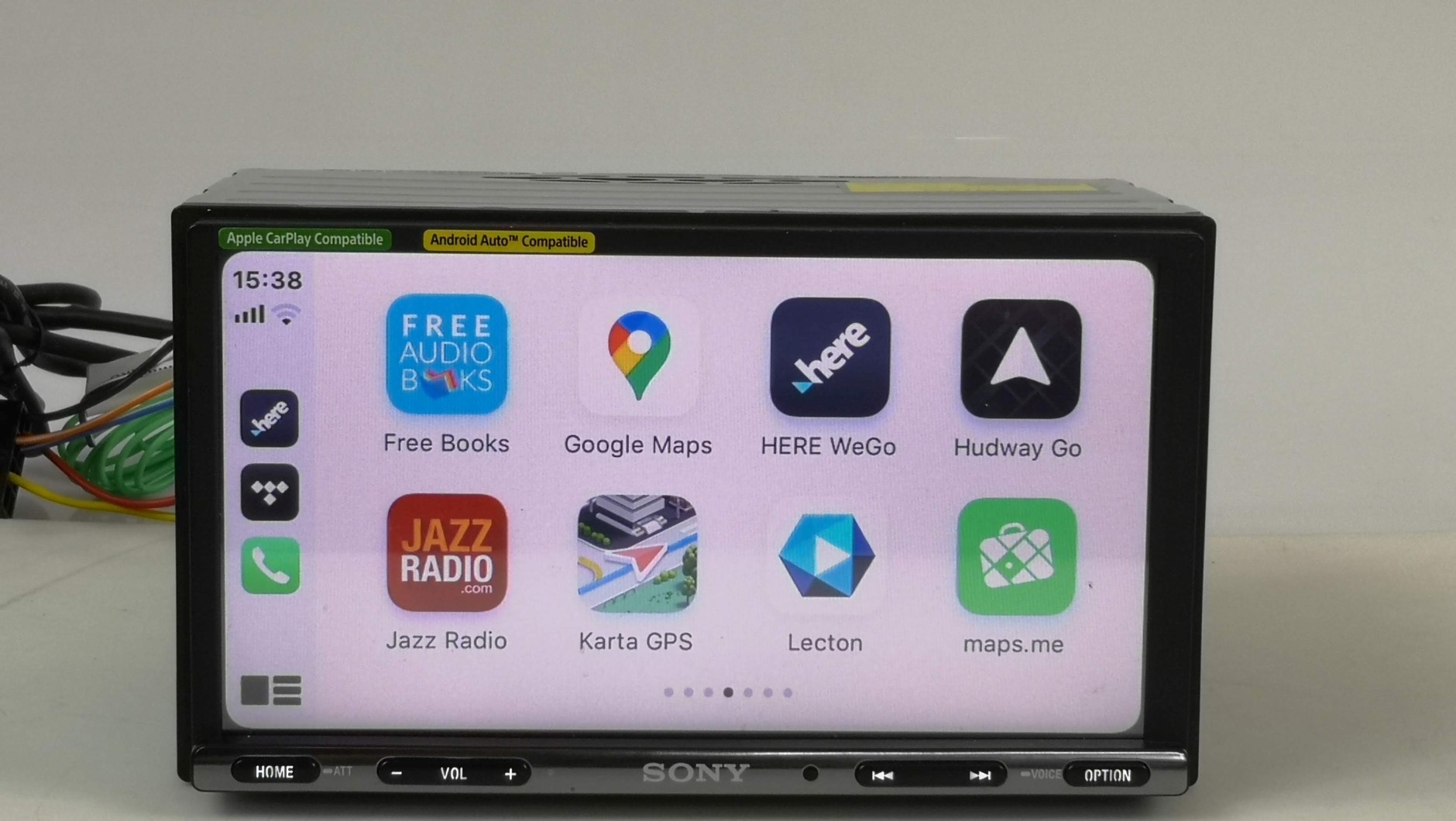 Sony XAV-AX3005 menu telefonu