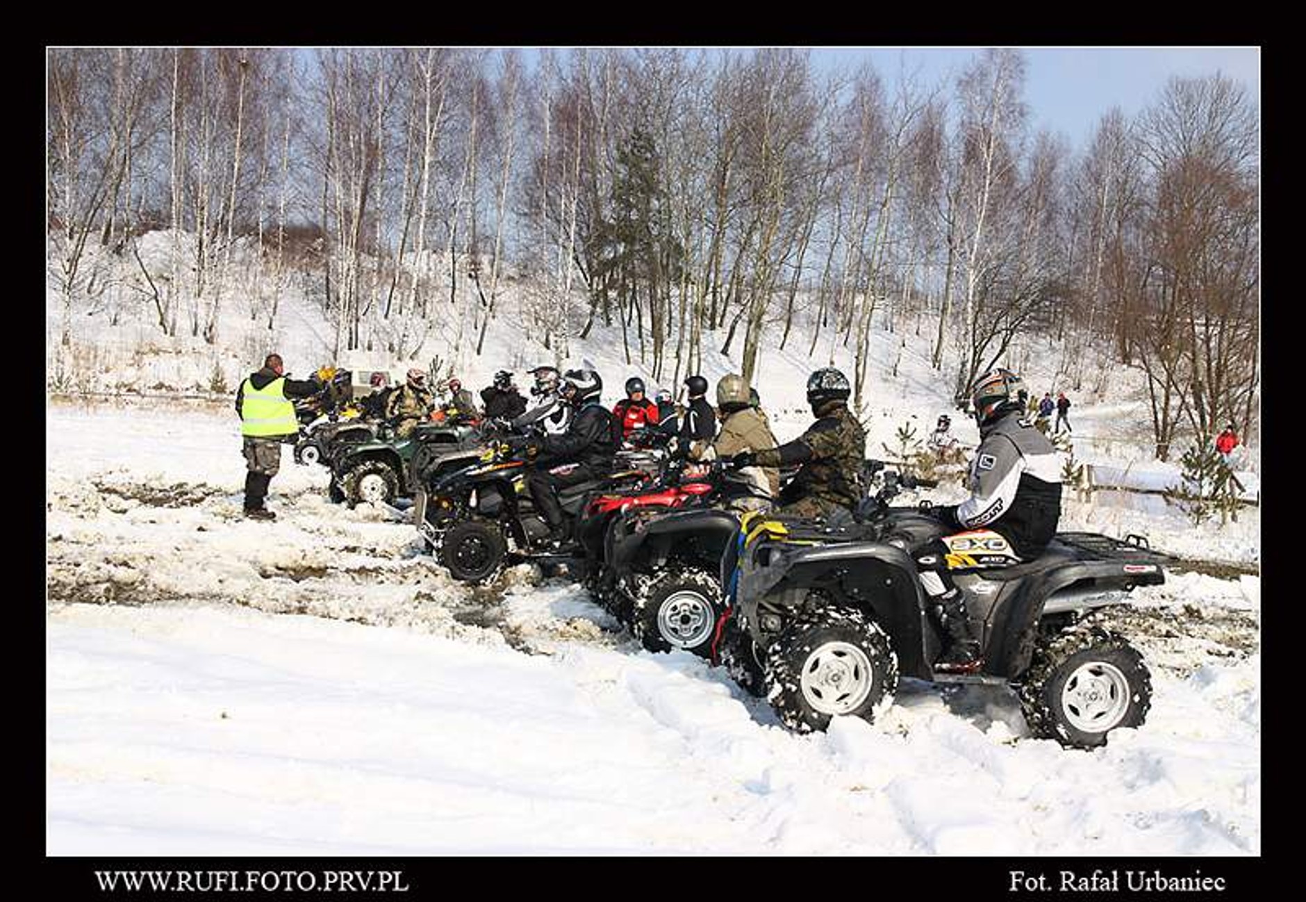 III Zimowa Integracja 4x4 Kryspinów 2009 - motocykle i quady (fotogaleria 1.)