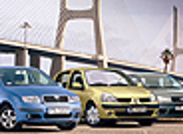 Renault Clio II, Skoda Fabia, Fiat Punto II - Samochody spod lady